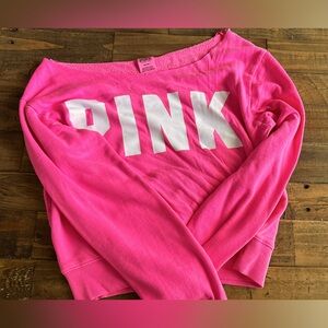 PINK’S victoria secret off shoulder sweater